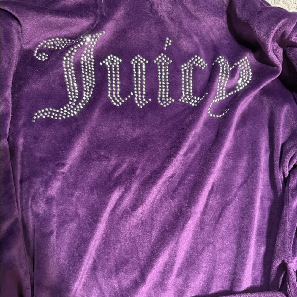 Juicy Couture Purple Velour Lounge Robe
